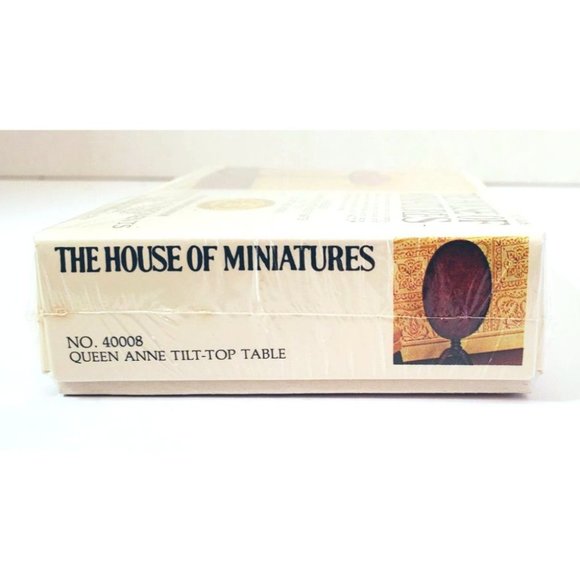 Vintage The House of Miniatures Xacto #40008 Queen Anne Tilt-Top Table - Picture 2 of 3
